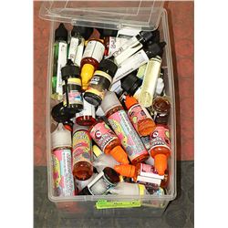 LARGE BIN OF MIXED FLAVOUR VAPE - BIN HAS A MIX