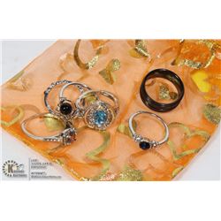 UNCLAIMED LOT OF LADIES RINGS