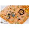 Image 1 : UNCLAIMED LOT OF LADIES RINGS