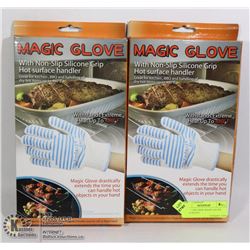 LOT OF TWO NEW MAGIC GLOVE HOT SURFACE
