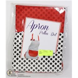 NEW POLKA DOT APRON