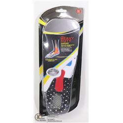 NEW MENS ADJUSTABLE SIZE SHOCK GUARD INSOLES