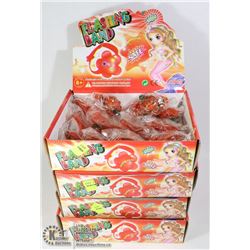 FOUR RETAIL DISPLAYS OF FLASHING BANDS