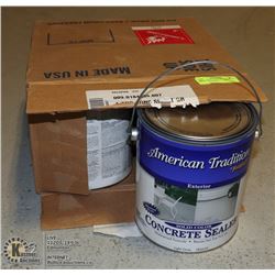 UNCLAIMED CASE OF GREY CONCRETE STAIN