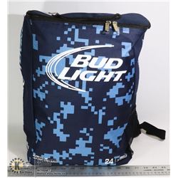 BUD LIGHT BACKPACK- HOLDS 24 CANS OF BEER