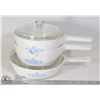 Image 1 : CORNINGWARE- BLUE CORNFLOWER PATTERN-SET