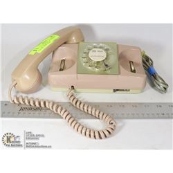 VINTAGE "STARLITE" AUTOMATIC ELECTRIC PINK TELEP