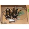 Image 1 : SILVER COFFEE AND TEA SET COLLECTABLE, PARTYLITE