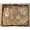 Image 1 : VINTAGE 14 PIECES VARIOUS CLEAR GLASS SERVING