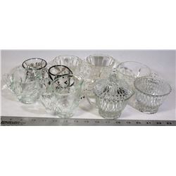 ESTATE VINTAGE CREAM AND SUGAR SETS-5 SETS