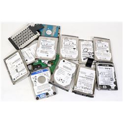 LARGE BUNDLE OF LAPTOP HARD DRIVES