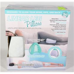 NEW LEG PILLOW: ALIGNS HIPS, LEGS, & SPINE