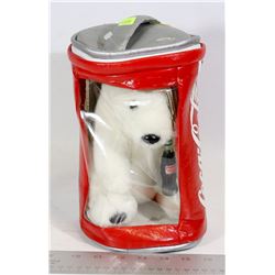 COCA COLA POLAR BEAR PLUSH IN COCA COLA CAN