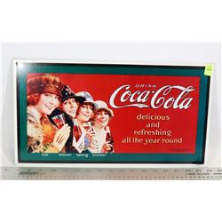 COCA COLA METAL SIGN