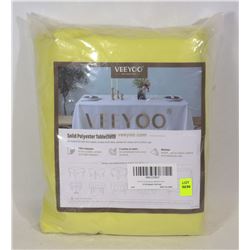VEEYOO SOLID POLYESTER TABLECLOTH