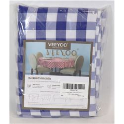 VEEYOO CHECKERED TABLECLOTH