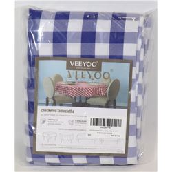 VEEYOO CHECKERED TABLECLOTH