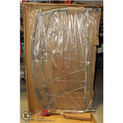 NEW METAL QUEEN SIZE HEAD / FOOT BOARD IN METALLIC