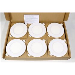 SET OF SIZE 4" RECESSED LED PANEL LIGHTS