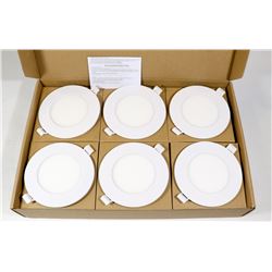 SET OF SIZE 4" RECESSED LED PANEL LIGHTS