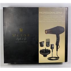 WAZOR PROFESSIONAL STYLE 1875W HAIR DRYER