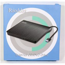 RIODDAS EXTERNAL CD/DVD DRIVE