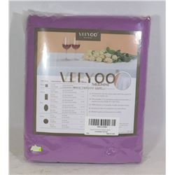 VEEYOO 132" ROUND TABLE CLOTH