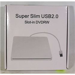 SUPER SLIM SLOT IN DVDRW USB 2.0