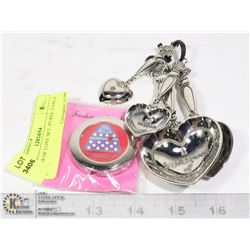 SPOONS OF LOVE SET, PURSE TABLE HOOK