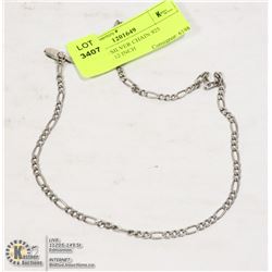 STERLING SILVER CHAIN 925 STAMPED, 12 INCH