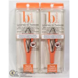 LOT OF TWO LICENSE TO TWEEZE AUTOMATIC