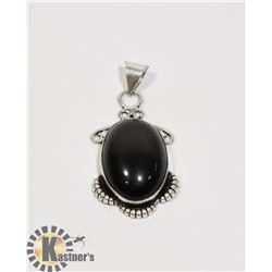 #97-BLACK OBSIDIAN PENDANT