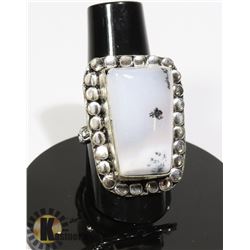 #8-DENDRITIC OPAL RING SIZE 7
