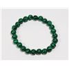 Image 1 : #178-NATURAL MALACHITE BEAD BRACELET 8mm/7.5"