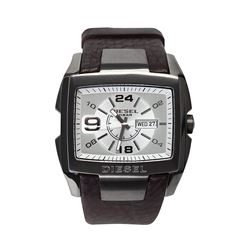 NEW DIESEL GUNMETAL TONE 48MM MSRP $239 WATCH