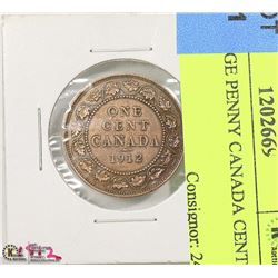 1912 LARGE PENNY CANADA CENT