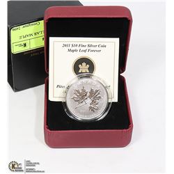 2011 FINE SILVER DOLLAR MAPLE LEAF