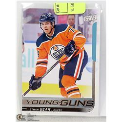 E. BEAR YG ROOKIE CARD OILERS