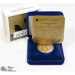 1995 PROOF PEACEKEEPING 1 DOLLAR