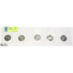 1968 CANADIAN SEALED RCM DOLLAR SHEET