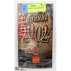 2002 COLORIZED CAD QUARTER IN DISPLAY