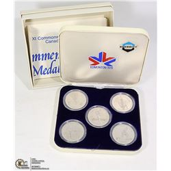 1978 EDMONTON COMMONWEALTH GAMES COINS