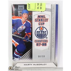 M. MCSORLEY BANNER CARD #98 OF 99 MADE