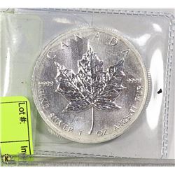 TROY OUNCE .999 SILVER MAPLE LEAF COIN