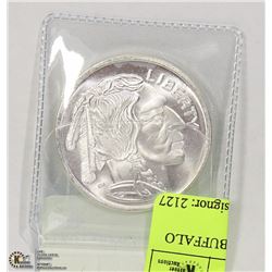 TROY OUNCE .999 SILVER BUFFALO COIN