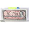 Image 1 : 1954 CANADIAN $2 BILL