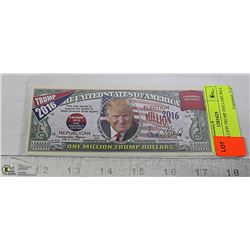 ONE MILLION TRUMP DOLLARS BILL