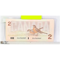 21 CONSECUTIVE 1986 $2 BILLS ...507 -  ...527