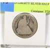 Image 1 : 1873 SEATED LIBERTY SILVER HALF DOLLAR