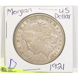 1921 US MORGAN DOLLAR COIN